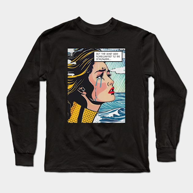 Wind Forecast Long Sleeve T-Shirt by Nordur Designs